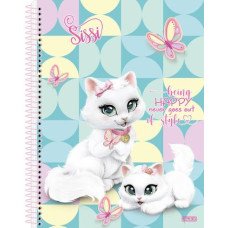 Caderno Univ 1M Cd 80 Fls Pct C/4 Sissi 10191 Sd        