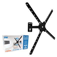 Suporte Tv Biarticulado 10" a 60" PX-14 MONTADO 079-0026 Pix