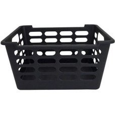 Cesto Atenas Pequeno Preto 29.5X25.0X15.5 Cm 25464 Arqplast