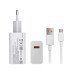 Carregador Fonte Tomada Usb Quadrada e Cabo Usb-C 33W Mi Xiaomi