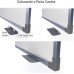 Quadro Branco MDF Alumínio Soft 90x60cm 4009 Stalo