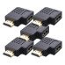 Adaptador HDMI em L Macho x Fêmea Esquerda com 5 UN