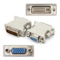 Adaptador DVI 24+5 Macho x VGA Fêmea Dex
