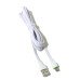 Cabo de Celular Micro USB V8 3m 2.0a Branco KD-332S Kaidi
