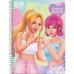 Caderno 160 Folhas 10 Matérias Capa Dura Amigas para Sempre Foroni