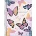 Caderno 80 Folhas 1 Matéria Capa Dura Daisy Tilibra