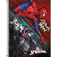 Caderno 80 Folhas 1 Matéria Capa Dura Spider Man Tilibra