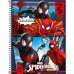 Caderno 80 Folhas 1 Matéria Capa Dura Spider Man Tilibra