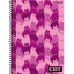Caderno Universitário 80 Folhas 1x1 Capa Dura Cliff Feminino