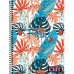 Caderno Universitário 80 Folhas 1x1 Capa Dura Cliff Feminino