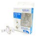 Kit 10un Caixa de Conector RJ45 Macho Cat5E 100un Exbom