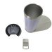 Copo Térmico Aço Inox Para Bedidas Com Tampa Cerveja e Abridor De Garrafas 473ml - Branco
