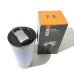 Copo Térmico Aço Inox Para Bedidas Com Tampa Cerveja e Abridor De Garrafas 473ml - Branco