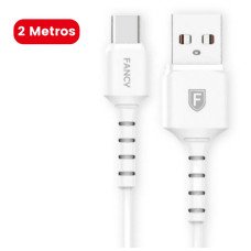 Cabo Usb Para Tipo-C Branco 2M Fc20C Fancy