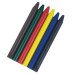 Giz de Cera Fino 6 Cores FE062200 Futura Escolar