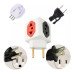 Adaptador De Tomada Colorido Bob 3 tomadas 10A e 1 tomada 20A