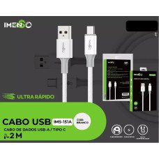 Cabo Usb Para Usb-C Prata Ims-151A Imenso