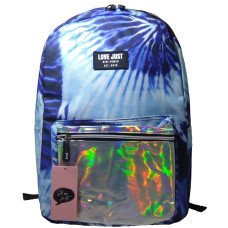 Mochila Escolar Feminina Azul JT1265 Love Just Girl Power