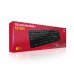 Teclado USB Multimídia KB-M40BK Preto C3 Tech