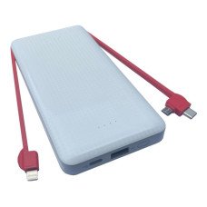 Power Bank 10000Mah Kd-231 Kaidi Branco