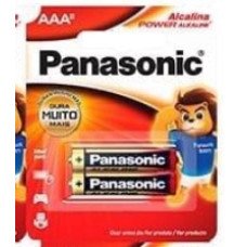 Pilha Alcalina AAA 1,5V Blister C-2 Lr03/2Bt Panasonic