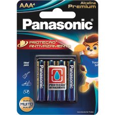 Pilha Alcalina Premium Aaa 1,5V Blister C-4 Lr03Egr4B Panasonic