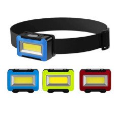 Lanterna De Cabeça Led Recarregável Forte Profissional Azul LT-395 Luatek