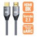 Cabo Hdmi 2.1 Ultra Hd 8K 2M Mhd-8002 Tomate