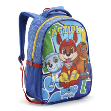 Mochila Escolar MI41423 Infantil Dog Heroes Azul Seanite