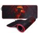 Mouse Pad Gamer Rgb 800x300x4mm Com Estampa Do Dragão Mp-Led3080 Exbom