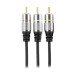 Cabo RCA 3X3 RCA Plug Metal Filtz 2m 018-0750 PIX