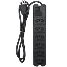 Filtro de Linha 6 Tomadas Com Fusível 3 Metros PTE0306 NTC