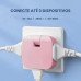Adaptador De Tomada Flexivel Rosa Zd-2301 Astramax