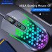Mouse Gaming 3200Dpi Com Efeito 3D Antiderrapante S11 Aula