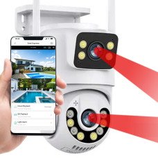 Camera Ip com 2 cameras De Seguranca Sc-B31 It-Blue