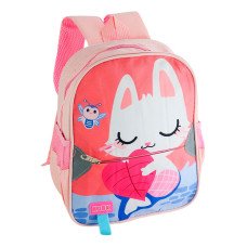 Mochila Escolar Infantil 13' 34cm Gato TGS497 Things