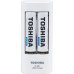 Carregador De Pilhas com 2 Pilhas TNHC-6GME2 Toshiba