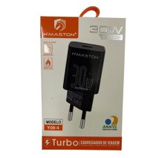 Carregador Fonte Tomada Usb 30W Y08-4 Hmaston