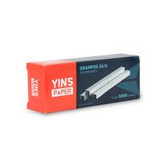 Grampos Galvanizado 26/6 5.000un Yp7165 Yin's Paper