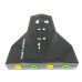 Adaptador de Som USB 7.1 Canal Virtual 4 Portas JP-309