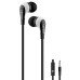 Fone de Ouvido com Microfone Branco e Preto Spirit EP-06WBK C3 Tech