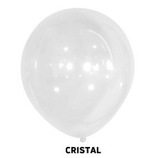 Balão Nº7 Liso Premium Cristal  com 50un Joy 
