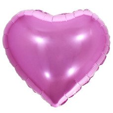 Balão Metalizado Coração Rosa 20' 50cm 8537 Make+