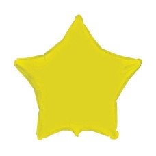 Balão Metalizado Estrela Amarelo 18' 45cm 8649 Make+