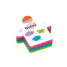 Bloco Post it 70x70mm Colorido Seta BA7020 200fls BRW