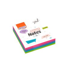 Bloco Post it 76x76mm Colorido BA7601 200fls BRW