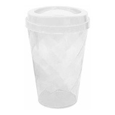 Copo Twister Cristal 200 ml Com Tampa Bucks Branco