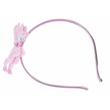 Tiara Infantil com borboleta rosa claro
