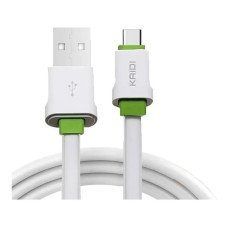 Cabo de Celular Tipo-C 3m 2A Branco KD-330C Kaidi