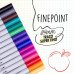 Caneta Hidrográfica Fine Point 15 Cores 06800 Acrilex